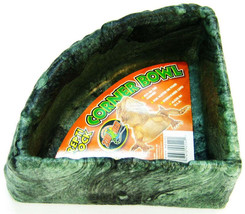 Zoo Med Repti Rock Corner Bowl - Durable, Naturalistic Feeding Station for Repti - £7.79 GBP+