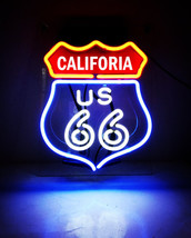 Handmade Route 66 California State CA Beer Bar Pub Neon Light Sign - $69.00