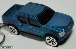 RARE KEY CHAIN BLUISH GREEN FORD EXPLORER SPORT TRAC TRUCK 4X4 BLUE PORT... - £27.96 GBP