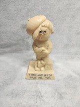 Vintage 1970's russ berrie Figure i hate myself for hurting you - $12.19
