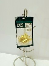 Picture Hooks 50 Lbs (25 Pack) Brass Plated 1-1/2” Hanging Hooks New! - $15.19