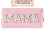 Mother&#39;s Day Gifts for Mom Women Her, Preppy Patch MAMA Pearl Rhinestone... - $24.68