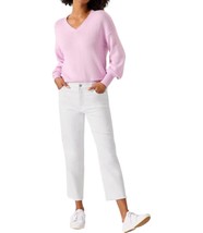 Tommy Bahama high rise straight cropped jeans in White - $99.00