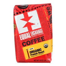 Equal Exchange Organic Drip Coffee - French Roast - Case Of 6 - 10 Oz. - £86.37 GBP