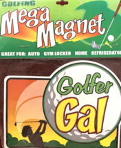 &quot;Golfer Gal&quot; - Large Car Magnet - Golf ~ refrigerator - $3.84