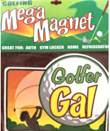 &quot;Golfer Gal&quot; - Large Car Magnet - Golf ~ refrigerator - $5.29 CAD