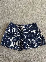 Vintage Patagonia Navy Blue Floral Hawaiian Board Swim Shorts Women’s Size 9 - £14.93 GBP