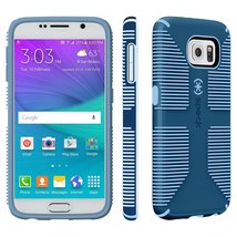 Speck Candyshell Grip Samsung Galaxy S6 Cases Harbor Blue/Periwinkle Blue - £8.38 GBP