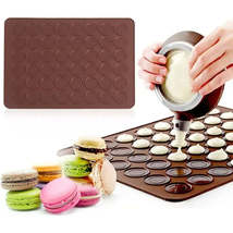 Non-Stick Macaron Pastry Molds - Silicone Baking Sheets - £9.35 GBP+