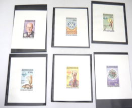 Togo 75th Anniversary Rotary International Proof Stamps Lot of 6 in Mounts - £8.15 GBP