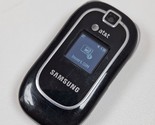 Samsung SGH-A237 Black/Silver Flip Phone (AT&amp;T) - £9.58 GBP