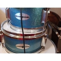 Junior Drum Set - Complete Beginner Kit - Blue - £74.73 GBP