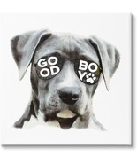 Dog With Good Boy Glasses Canvas Wall Art Design By Masey St. Studios - £40.80 GBP