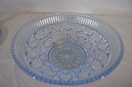 Blue Cut Glass Candy Dish and Lid - £31.73 GBP