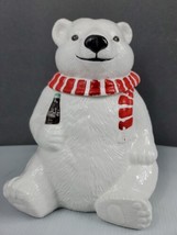 1994 Coca Cola Brand ALWAYS COOL Polar Bear Cookie Jar Ceramic 10” NO BOX. - $29.99