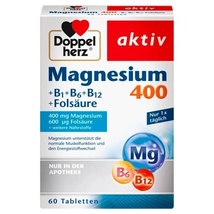 Doppeherz Magnesium 400 B1 B6 B12 Free Shipping - £15.97 GBP