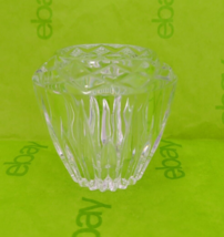 Princess House Highlights 3&quot; Crystal Votive Candle Holder #872 - $10.88