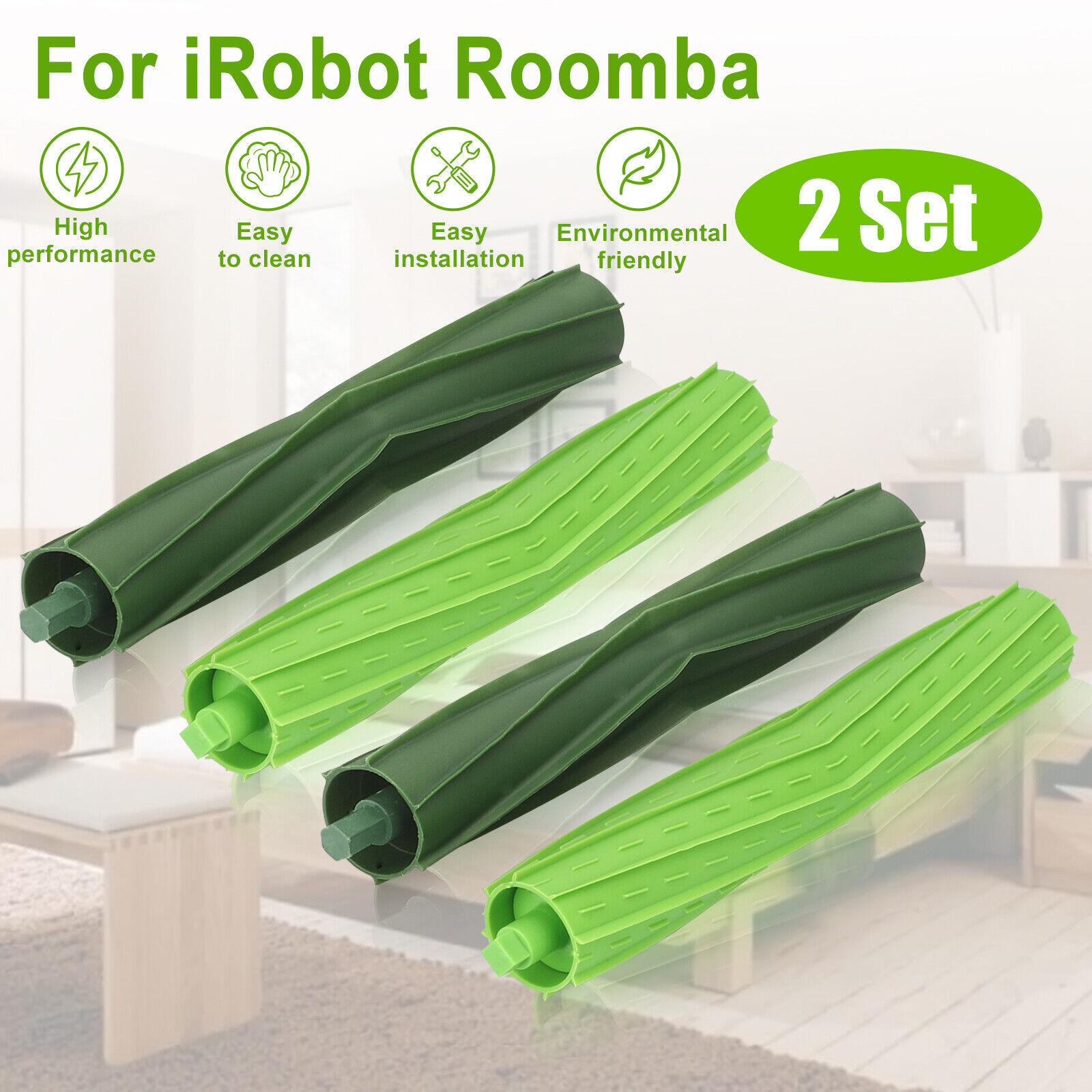4X Roller Brushes For Irobot Roomba I7 I7+ I3 I3+ I4 I6 I6+ I8 I8+/Plus E5 E6 E7 - $24.99