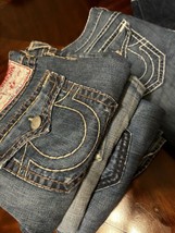 Men’s True Religion Jeans 6PC Lot Ricky Super T - £239.24 GBP
