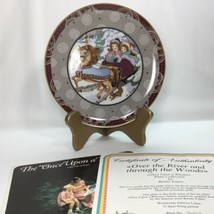 Heinrich Villeroy Boch Hanging 7-3/4&quot; Plate Over the River Through the Woods  - £6.41 GBP