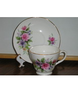 Vintage Duchess English Bone China Cup &amp; Saucer - Beautiful Floral Pattern - $14.99