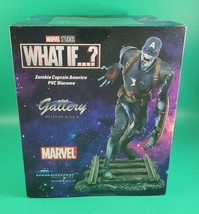 Zombie Captain America PVC Statue Gallery Diorama Disney + Sealed What I... - $39.59