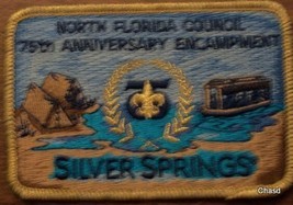 BSA 75th Anniversary North Florida Council Encampment Patch - £11.96 GBP
