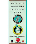 MLB Florida Marlins 1997 Fan Club &amp; Kids Club Membership Application - U... - $7.69