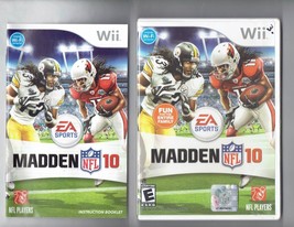 Nintendo Wii Madden NFL 10 video Game Complete (disc Case and Manual) - £11.59 GBP