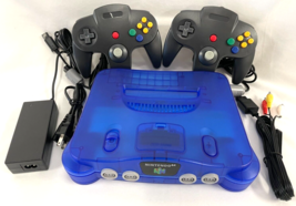 eBay Refurbished 
Nintendo 64 N64 Funtastic Translucent BLUE Video Game Conso... - $188.05