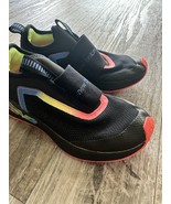 New Balance Girls Size 3 Slip on Sneakers Shoes Black  Rainbow comfort C... - $24.68 CAD