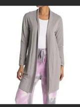 New Melloday Nordstrom Women’s Gray Open Front Long Cardigan W/ Pockets Small - £15.82 GBP