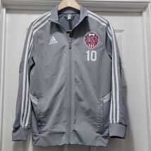 Adidas Utah Soccer USA Alliance #10 Climalite Gray Full Zip Track Jacket... - €19,14 EUR