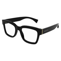 GUCCI GG1138O 001 Black 52mm Eyeglasses New Authentic - £140.96 GBP
