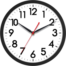 Wall Clock 10 Inch Silent Non-Ticking Modern Clocks Battery Operated - - €31,44 EUR