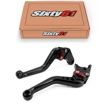 Suzuki GSXR 750 Levers 2006-2021 Black Shorty Brake Clutch GSXR750 Adjus... - $89.00