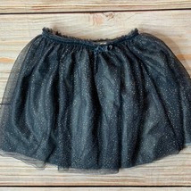 Zara black tulle skirt with gold dots size 9/10 - $11.56