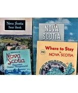 Nova Scotia Vintage 1950&#39;s - 4 Vintage Broshures &amp; Maps - $10.96 CAD