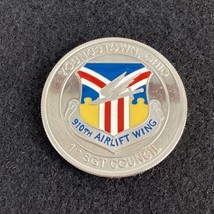 Air Force Challenge Coin 910th Airlift Wings 1st SGT Council Youngstown ... - £19.09 GBP