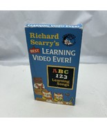 Richard Scarry&#39;s Best Learning Video Ever - ABC-123-Learning Songs - $53.36