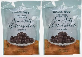 2- Pack Trader Joe&#39;s Chocolate Covered Sea Salt Butterscotch Caramels 7o... - $24.73