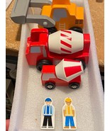 Melissa &amp; Doug Wooden Construction Vehicles &amp; Other Vehicles Pre-Owned w... - $27.34 CAD