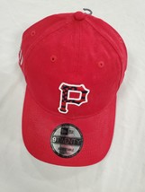 VINTAGE NWT New Era Red Pittsburgh Pirates Adjustable Snapback Cap Hat - £38.91 GBP