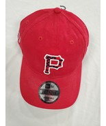 VINTAGE NWT New Era Red Pittsburgh Pirates Adjustable Snapback Cap Hat - £39.51 GBP