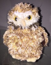 Douglas Brown OWL 7&quot; The Cuddle Toy Plush Stuffed Animal Beanbag - £7.58 GBP