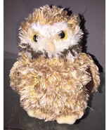 Douglas Brown OWL 7&quot; The Cuddle Toy Plush Stuffed Animal Beanbag - £7.46 GBP