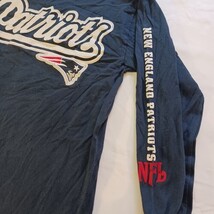 NFL Men’s New England Patriots Long Sleeve Blue Cotton T-Shirt Medium M image 4
