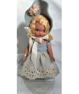 Vintage Bisque Nancy Ann Storybook Doll Short w/Stand - $18.76
