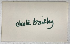 Christie Brinkley Signed Autographed Vintage 3x5 Index Card - £7.88 GBP