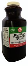 Halm&#39;s Hawaiian BBQ Bar-B-Que Sauce 64 Ounce Bottle - £30.81 GBP